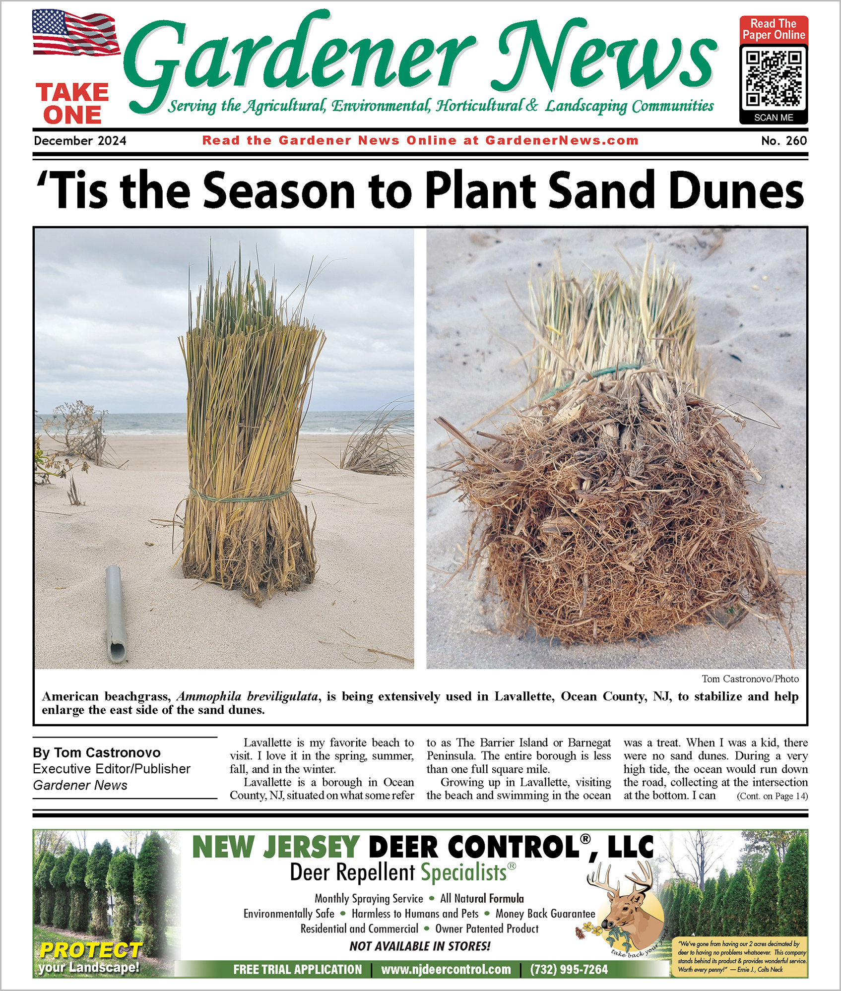 The December 2024 issue of the Gardener News